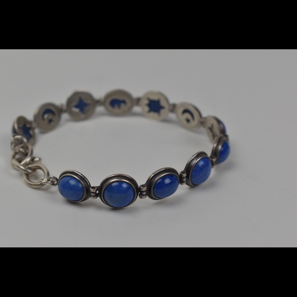 COPY - Silver W / Lapis - Picture 3 of 5